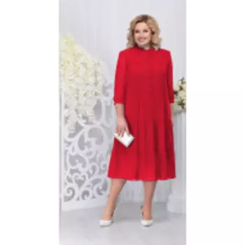 Платье Ninele-2209 В цвете: Красный; Размеры: 56,58,60,52,54