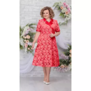 Платье Ninele-2249/2 В цвете: Красный; Размеры: 56,58,60,62,54