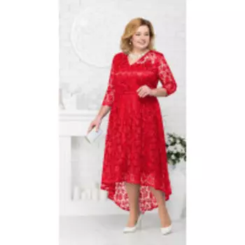 Платье Ninele-5678/1 В цвете: Красный; Размеры: 56,58,60,62,64