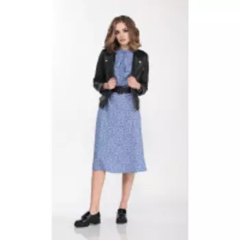 Платье Olegran-3681/1 В цвете: Голубой; Размеры: 46,44