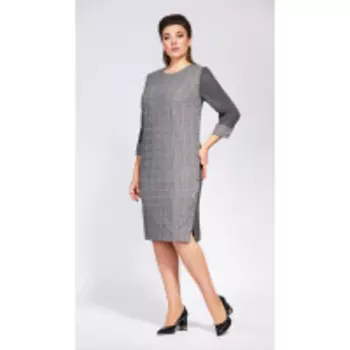 Платье Olga Style-С694 В цвете: Серый; Размеры: 56,58,54
