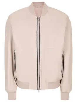 Куртка кожаная BRUNELLO CUCINELLI