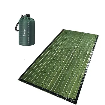 Водонепроницаемый легкий тепловой аварийный спальный мешок Bivy Sack - одеяла для выживания Кемпинг, походы, отдых на природе, активный отдых