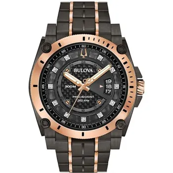 Японские наручные мужские часы Bulova 98D149. Коллекция Precisionist