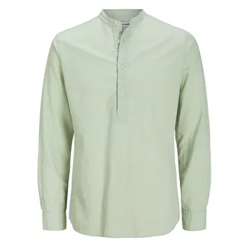 Рубашка Jack & Jones Ebreeze Half Placket, зеленый