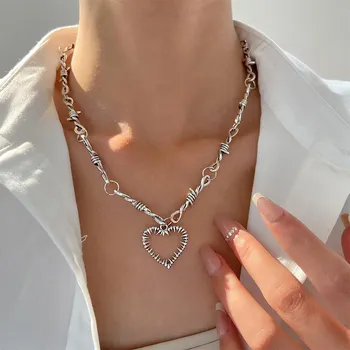 Ожерелье Love of Thorn Модные ожерелья в стиле хип-хоп и панк чёрный