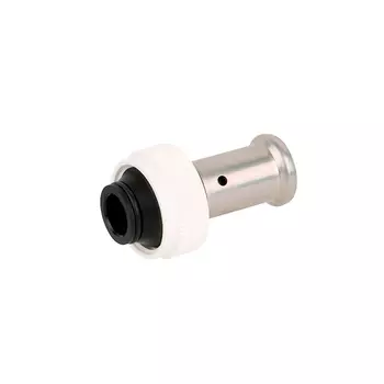 Пресс фитинг с накидной гайкой под евроконус, ПВДФ пресс, 16x3/4", HENCO