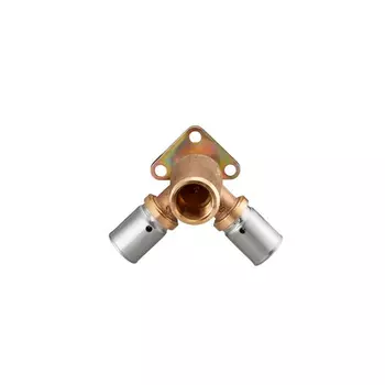 Пресс-угольник Oventrop Cofit P 20 х 20 мм х Rр 1/2" с креплением угловой