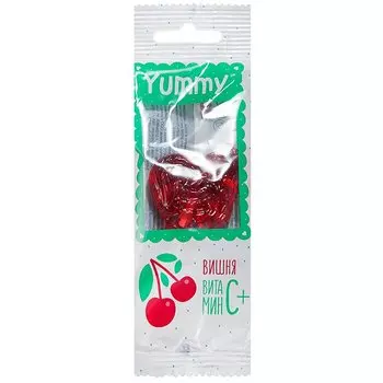 Yummy Карамель леденцовая с витамином С Вишня 17 г