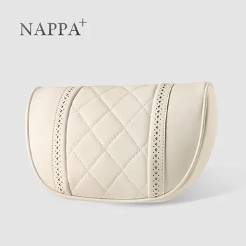 Кожаная подушка для сиденья NAPPA, подголовник, автомобильные подушки для шеи для Mercedes Benz Maybach S-Class, подголовник, поясничная подушка, поддержка чёрный
