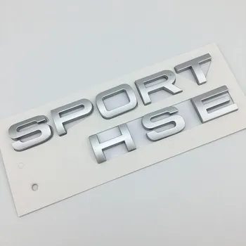 1X новый хромированный матовый серебристый черный спортивный HSE большие буквы значки для загрузки эмблема автомобиля наклейка для Range-rover Land-rover чёрный