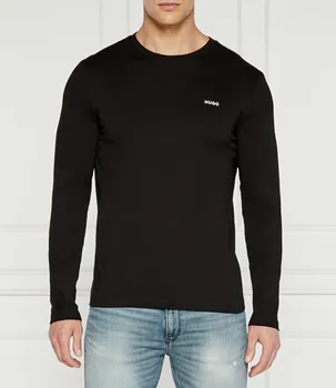 Лонгслив HUGO derol222 regular fit, черный