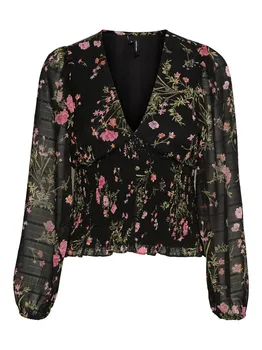Блузка VERO MODA Rosa, черный