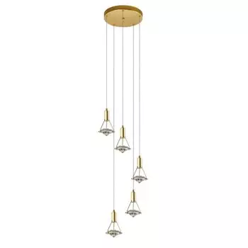 Подвесная светодиодная люстра De Markt Ауксис 8 722012405