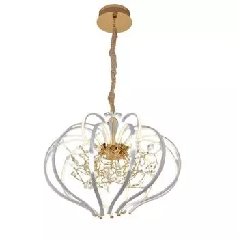 Подвесная светодиодная люстра Elvan LU-8268/15-58W-WW-WhGl