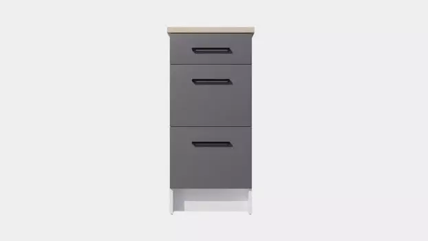 Напольный шкаф Grey, Дуб светлый 40х61х91 см ЛДСП