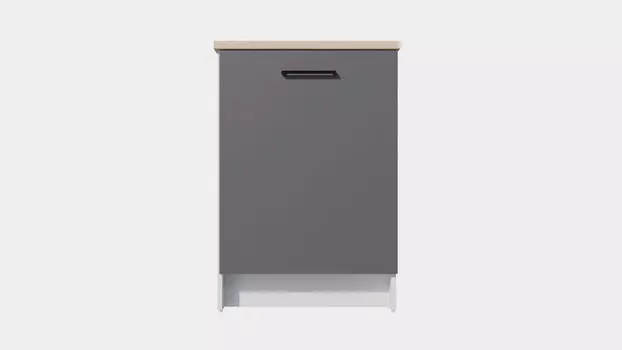 Напольный шкаф Grey, Дуб светлый 60х61х91 см ЛДСП
