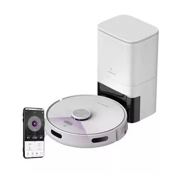 Робот-пылесос с пыленакопителем Polaris PVCRDC G2 6002 Wi-Fi IQ Home