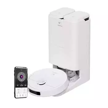 Робот-пылесос со станцией самоочистки Polaris PVCRAC 7790 Wi-Fi IQ Home