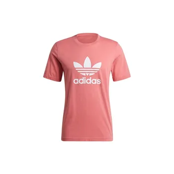 Adidas Originals Trefoil Logo Трикотажная футболка Мужские топы Пурпурный GP1022 XL