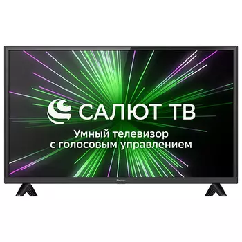 Телевизор 32" Blackton Bt 32S06B, 1366x768, DVB-T /T2 /C, HDMIx2, USBx3, WiFi, Smart TV, черный (Bt 32S06B)