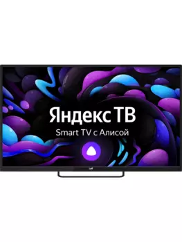 Телевизор 32" Leff 32F540S, FullHD, 1920x1080, DVB-T /T2 /C, HDMIx3, USBx2, WiFi, Smart TV, черный (32F540S)
