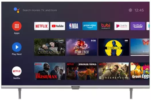 Телевизор 43" Skyworth 43SUE9350, 3840x2160, DVB-T /T2 /C, HDMIx2, USBx2, WiFi, Smart TV, серый (43SUE9350)