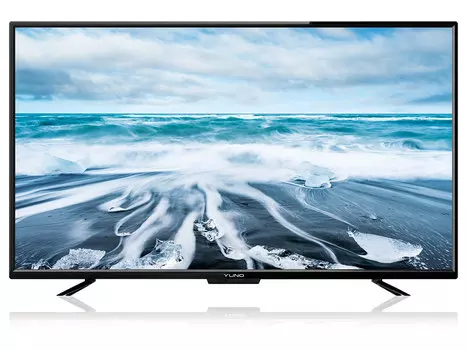 Телевизор 43" Yuno ULM-43FTC145, FullHD, 1920x1080, DVB-T2 /C /S2, HDMIx3, USBx2, черный