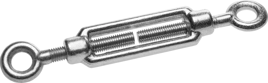 Талреп кольцо-кольцо кованая сталь, оцинковка, М10, 12.5 см, DIN 1480, 6 шт., ЗУБР ПРОФЕССИОНАЛ (4-304375-10)