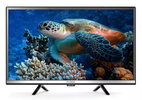 Телевизор 24" Hyundai H-LED24FS5001, HD, 1366x768, DVB-T /T2 /C, HDMIx2, USBx1, WiFi, Smart TV, черный (H-LED24FS5001)