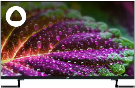 Телевизор 31.5" Leff 32F580T, 1920x1080, DVB-T /T2 /C, HDMIx3, USBx2, WiFi, Smart TV, черный (32F580T)