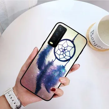 Синий Ловец снов Ловец снов Чехол для телефона для vivo Y31 Y30 Y33S Y11S Y12S Y17 Y20 Y21S Y1S Y53S Y15 Y19 Y91C V23 Чехлы coque VIVO Y1S