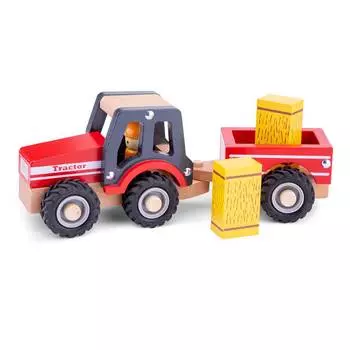 Classic Toys Трактор с прицепом, сено