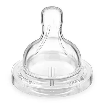 Avent Cоска силиконовая переменный поток, 3 мес+, 2 шт., 80600