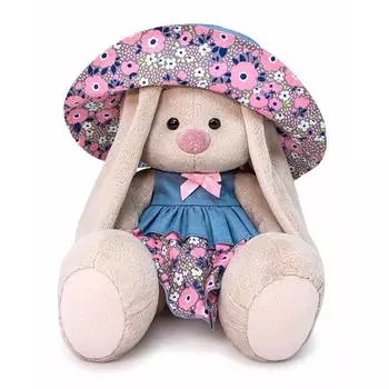 Budi Basa Мягкая игрушка Зайка Ми в джинсовой шляпе, 23 см