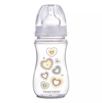 Бутылочка Canpol EasyStart born baby PP антиколиковая, 240 мл, 3+, 35/217, белая