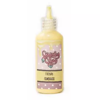 Candy Clay Масса для лепки. Глазурь "Лимонная", 22 мл