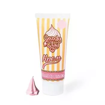 Candy Clay Масса для лепки. Крем "Клубника со сливками", 50 мл