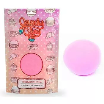 Candy Clay Полимерная кондитерская глина, клубника со сливками, 100 г