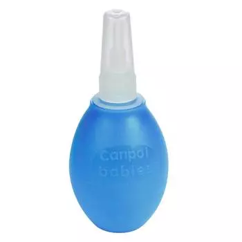Canpol Аспиратор с мягким носиком, 9/119, 0+ мес., синий