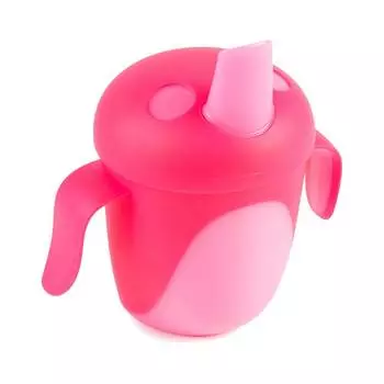 Canpol Чашка-непроливайка Tropical Bird, 240 мл, 9м+, розовый
