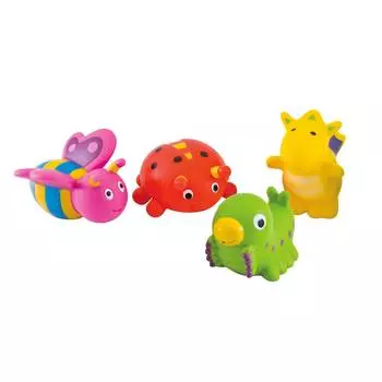 Canpol Игрушки для ванны "Сад", 4 шт, 12м+