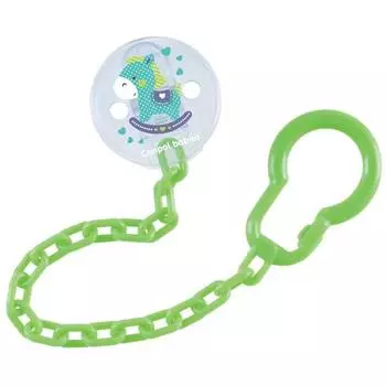 Canpol Клипса-держатель для пустышек Toys, 0+ месяцев, цвет зелёный, 10/889