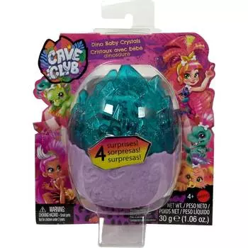 Cave Club Игровой набор "Доисторический питомец", голубой кристалл