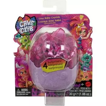 Cave Club Игровой набор "Доисторический питомец", фиолетовый кристалл