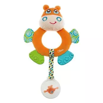 Chicco Игрушка-погремушка "Бегемот Hippo"