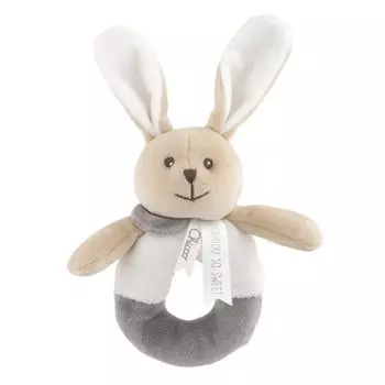 Chicco Игрушка-погремушка "Зайчик Doudou"