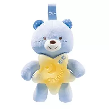 Chicco Подвеска-ночник "Медвежонок", голубой