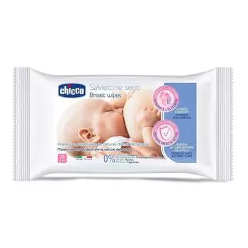 Chicco Салфетки для груди очищающие, 72 шт