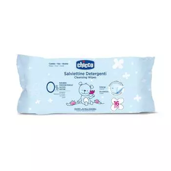 Chicco Влажные очищающие салфетки 16 шт., 0м+